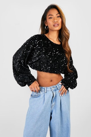 Crop top - Noir