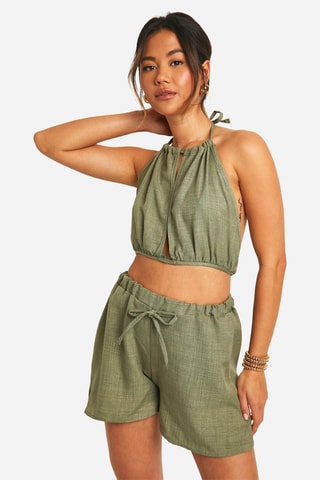Top et short - Kaki