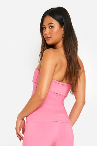 Top bustier et pantacourt - Rose