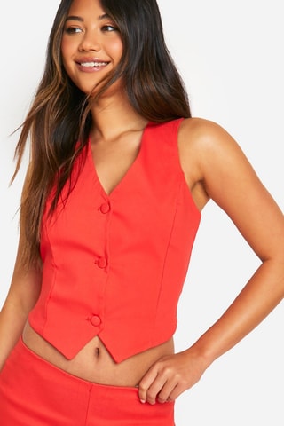 Gilet et pantacourt - Orange