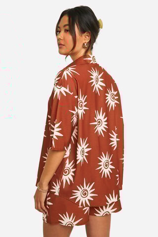 Chemisier et short - Marron