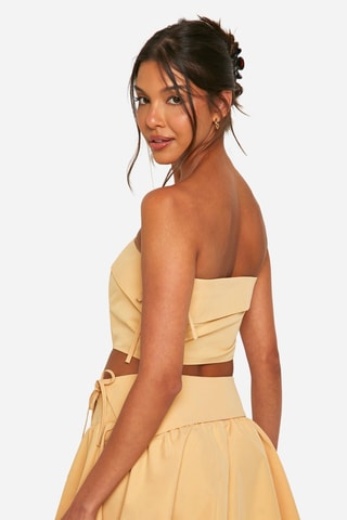 Crop top bustier - Beige