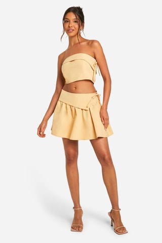 Crop top bustier - Beige