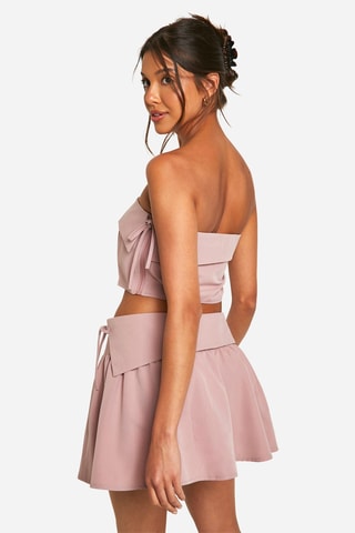 Crop top bustier - Mauve