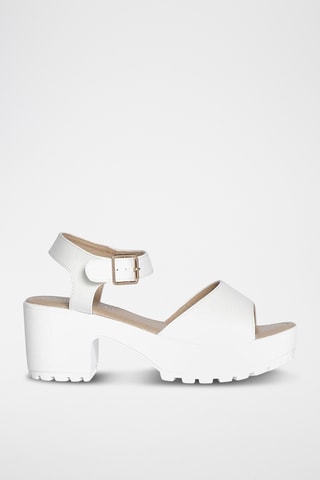 Sandales à talons - Blanc