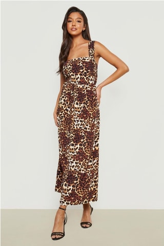 Robe longue - Marron