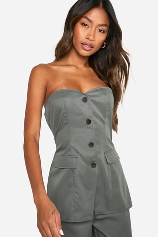 Combinaison bustier - Gris