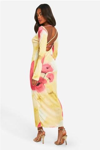 Robe midi - Jaune