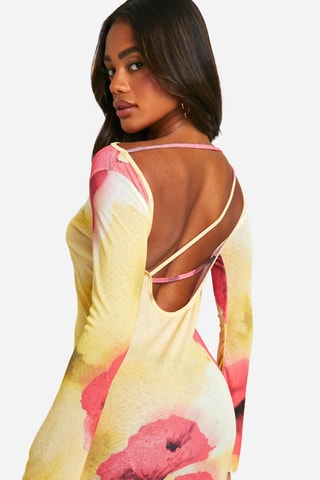 Robe midi - Jaune