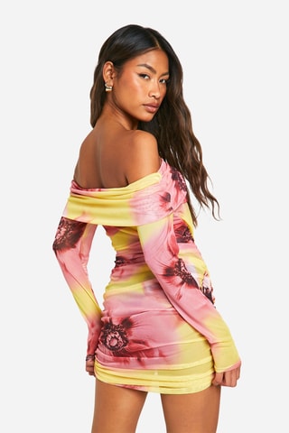 Robe fourreau - Jaune