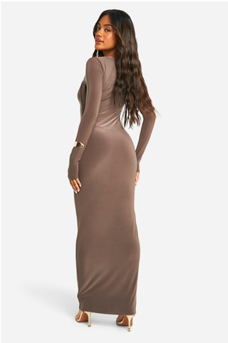Robe longue - Marron