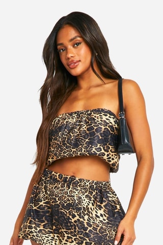 Crop top bustier - Beige