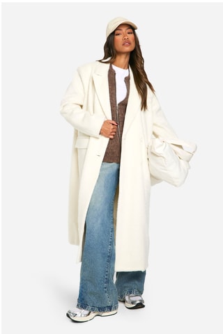 Manteau oversize - Crème