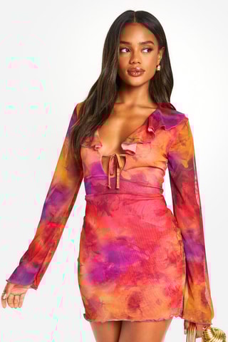 Robe fourreau - Orange