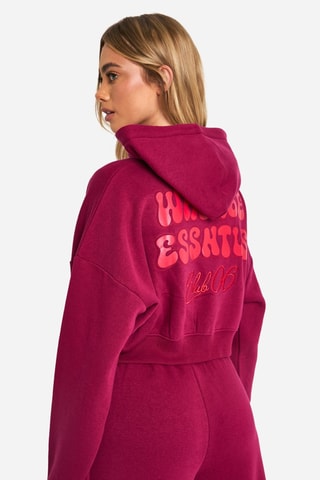 Sweat à capuche - Bordeaux