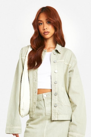 Surchemise oversize - Vert