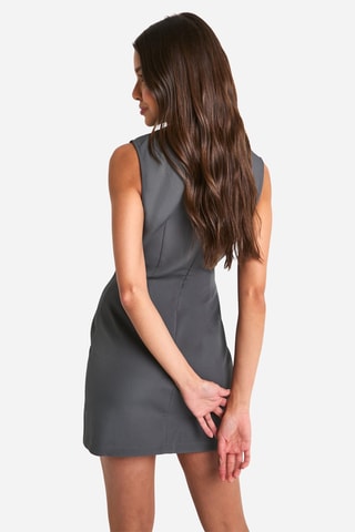 Robe droite - Gris
