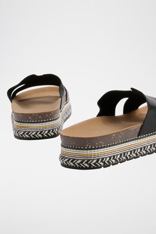 Mules plateformes - Noir