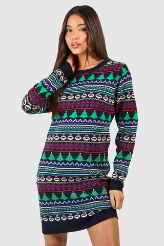 Robe pull - Bleu marine
