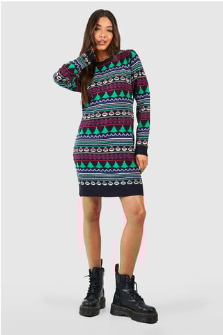 Robe pull - Bleu marine