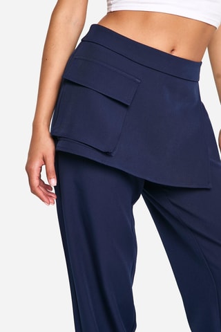 Pantalon droit - Bleu marine