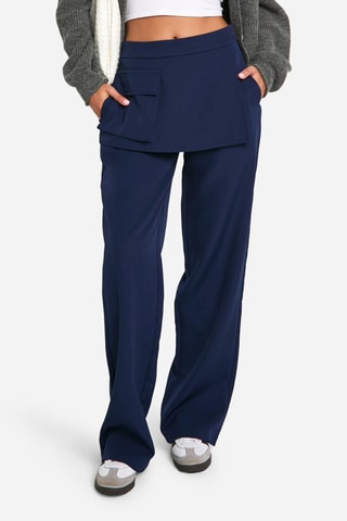 Pantalon droit - Bleu marine