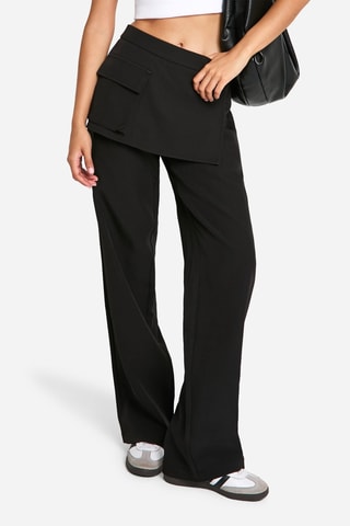 Pantalon droit - Noir