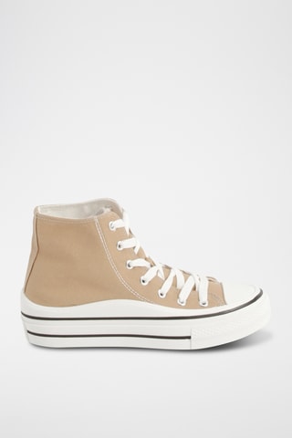 Baskets montantes - Beige