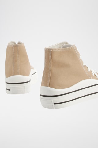 Baskets montantes - Beige