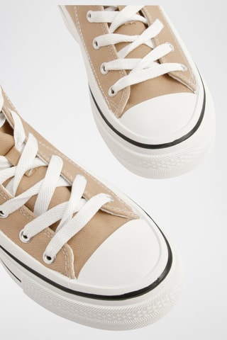 Baskets montantes - Beige