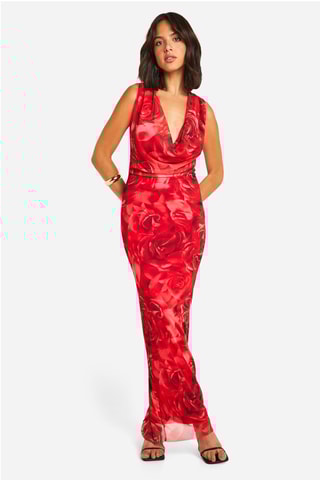 Robe longue - Rouge