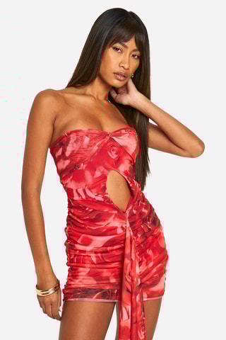 Robe bustier - Rouge