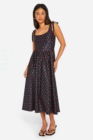 Robe midi - Noir