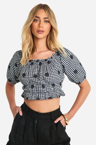 Crop top - Noir