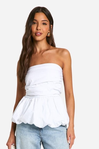 Top bustier - Blanc