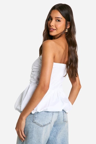 Top bustier - Blanc