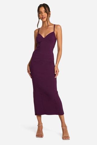 Robe midi - Violet