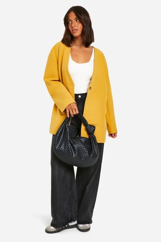 Blazer oversize - Moutarde