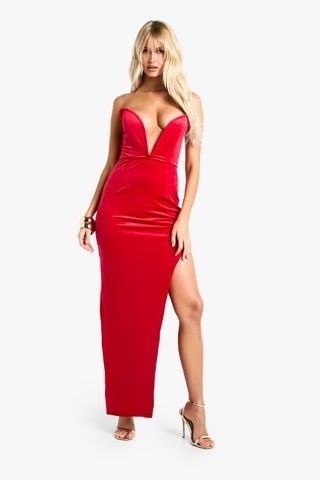 Robe bustier - Rouge