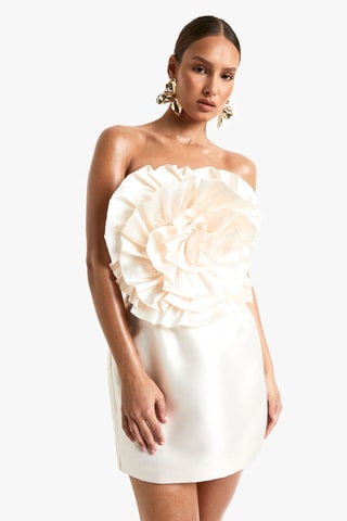 Robe bustier - Crème