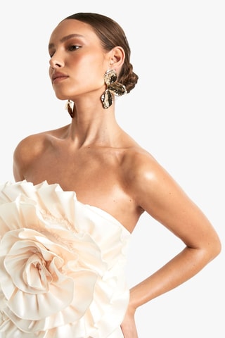 Robe bustier - Crème