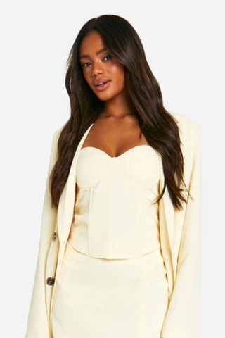 Top bustier - Beige