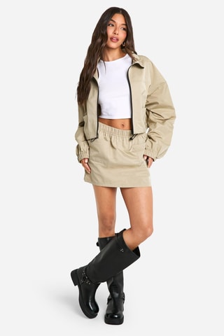 Minijupe - Beige