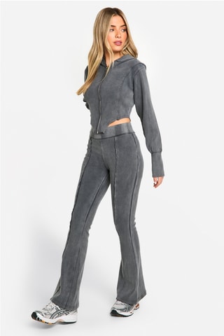 Sweat à capuche et pantalon flare - Anthracite