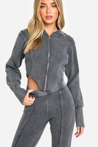 Sweat à capuche et pantalon flare - Anthracite
