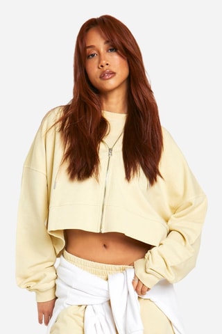 Sweat à capuche - Beige