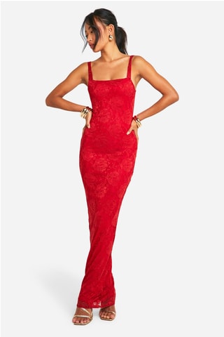 Robe longue - Rouge