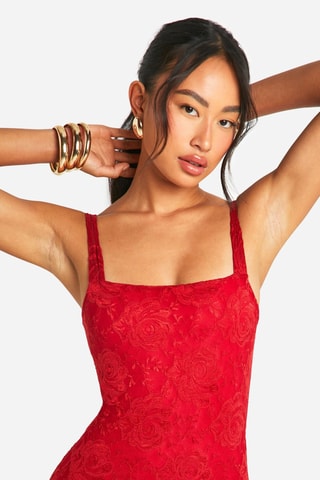 Robe longue - Rouge
