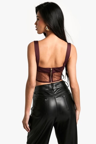 Crop top - Marron