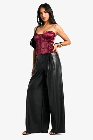 Top bustier - Rouge